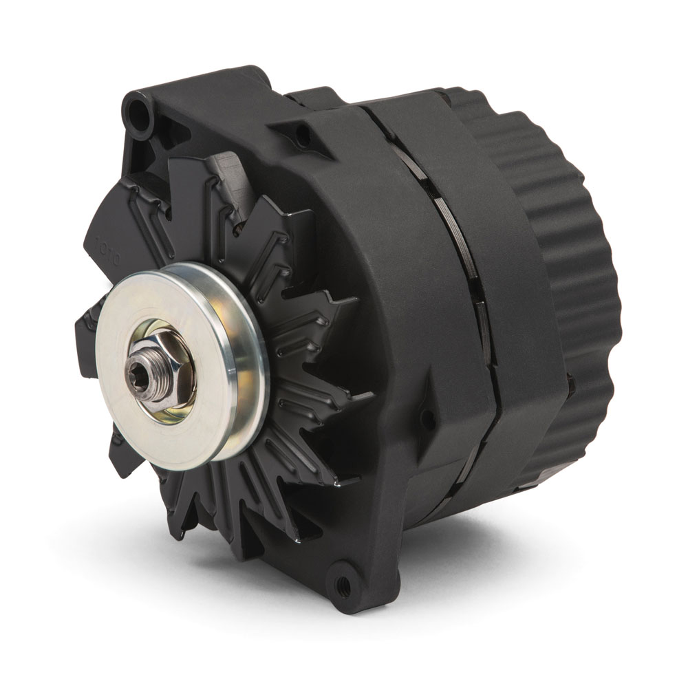 Proform Alternator 66448.1N; 100 Amp Black Wrinkle 10SI Internal 