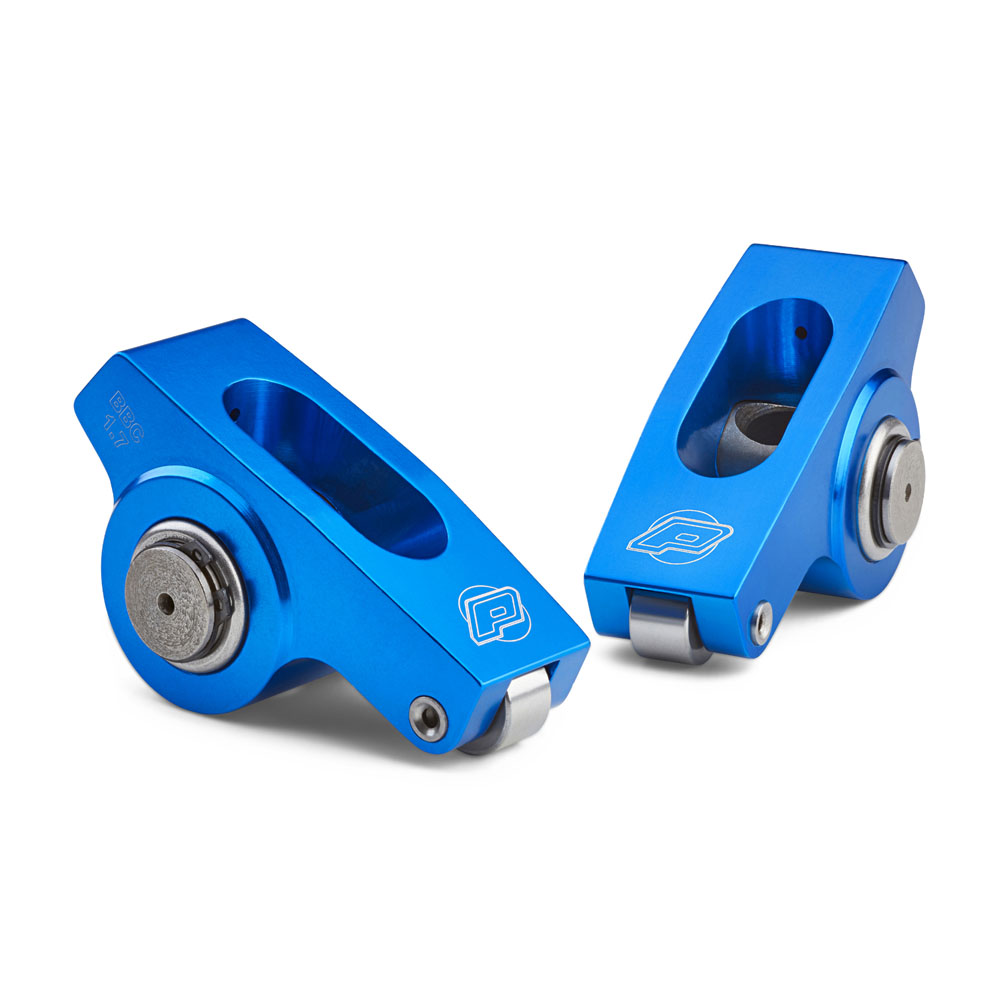 Proform Rocker Arm Kit 66913; Super Street 1.7 7/16 in. Extruded Aluminum Full Roller for Chevy, Ford 396 to 454, 351C, 351M, 400, 429, 460 