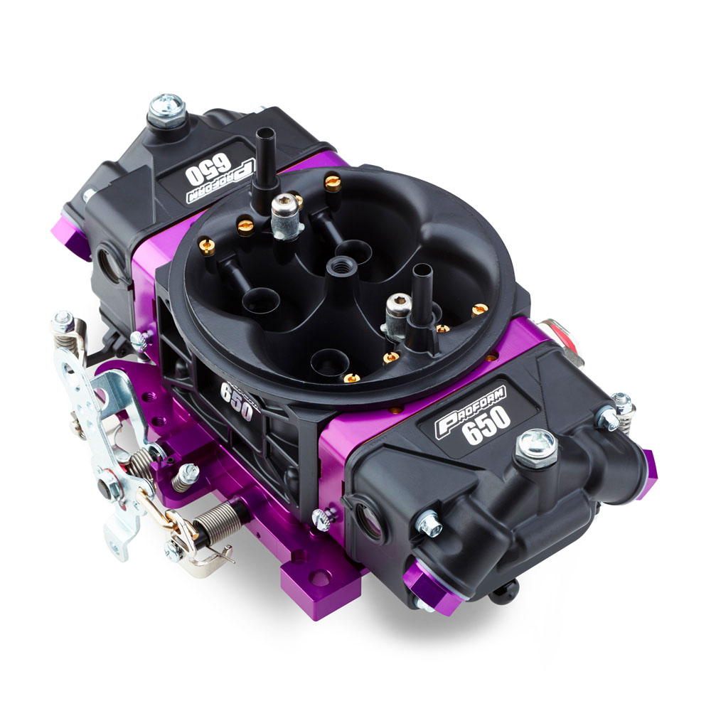 Proform Carburetor 67301; Black Race Series 650 CFM 4-Barrel No Choke 