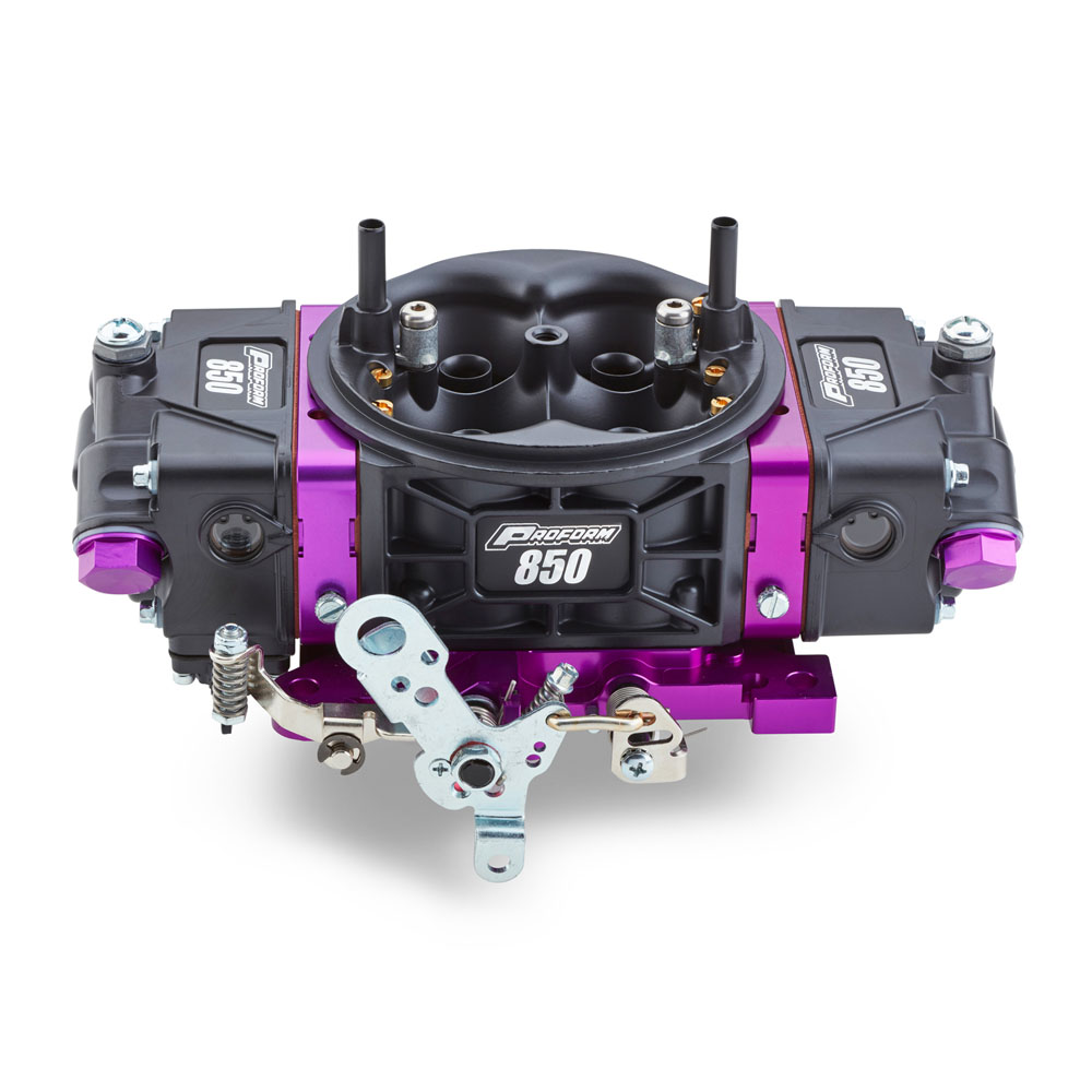 Proform Carburetor 67303; Black Race Series 850 CFM 4-Barrel No Choke 