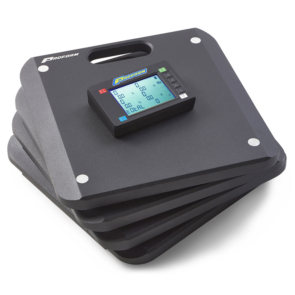 Proform Vehicle Scale 67644; Low Profile 7000 lbs. Black Cast Aluminum Wireless 