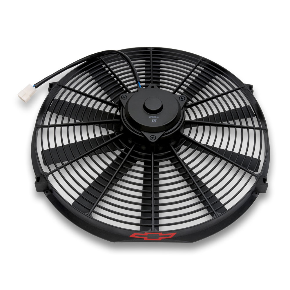 Proform Electric Fan 141-646; Chevrolet Performance Parts 2100 CFM Electric 16.000 in. Straight 