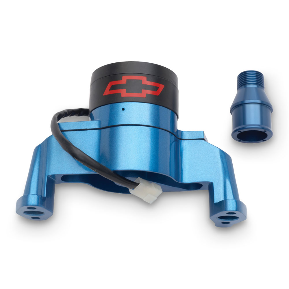Photo for Proform Electric Water Pump 141-653; Chevrolet Performance Parts 35 GPM Blue Powdercoat Electric for Chevy
