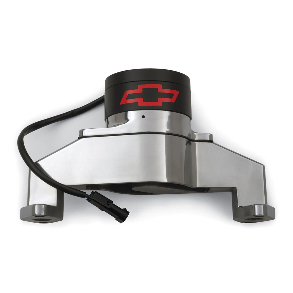 Photo for Proform Water Pump 141-671; Chevrolet Performance Parts 35 GPM Chrome Mechanical for Chevy