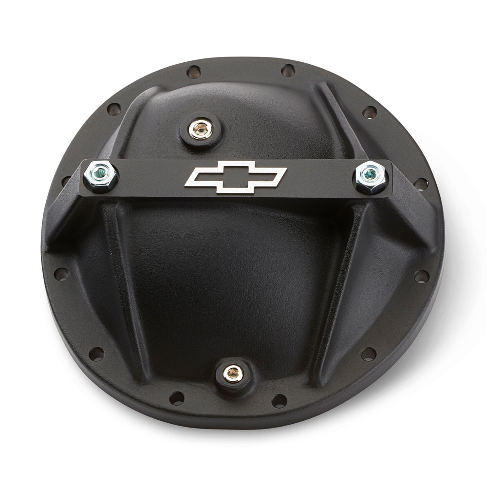 Photo for Proform Differential Cover 141-697; Chevy Bowtie 8.875 in. Black Crinkle Aluminum for GM