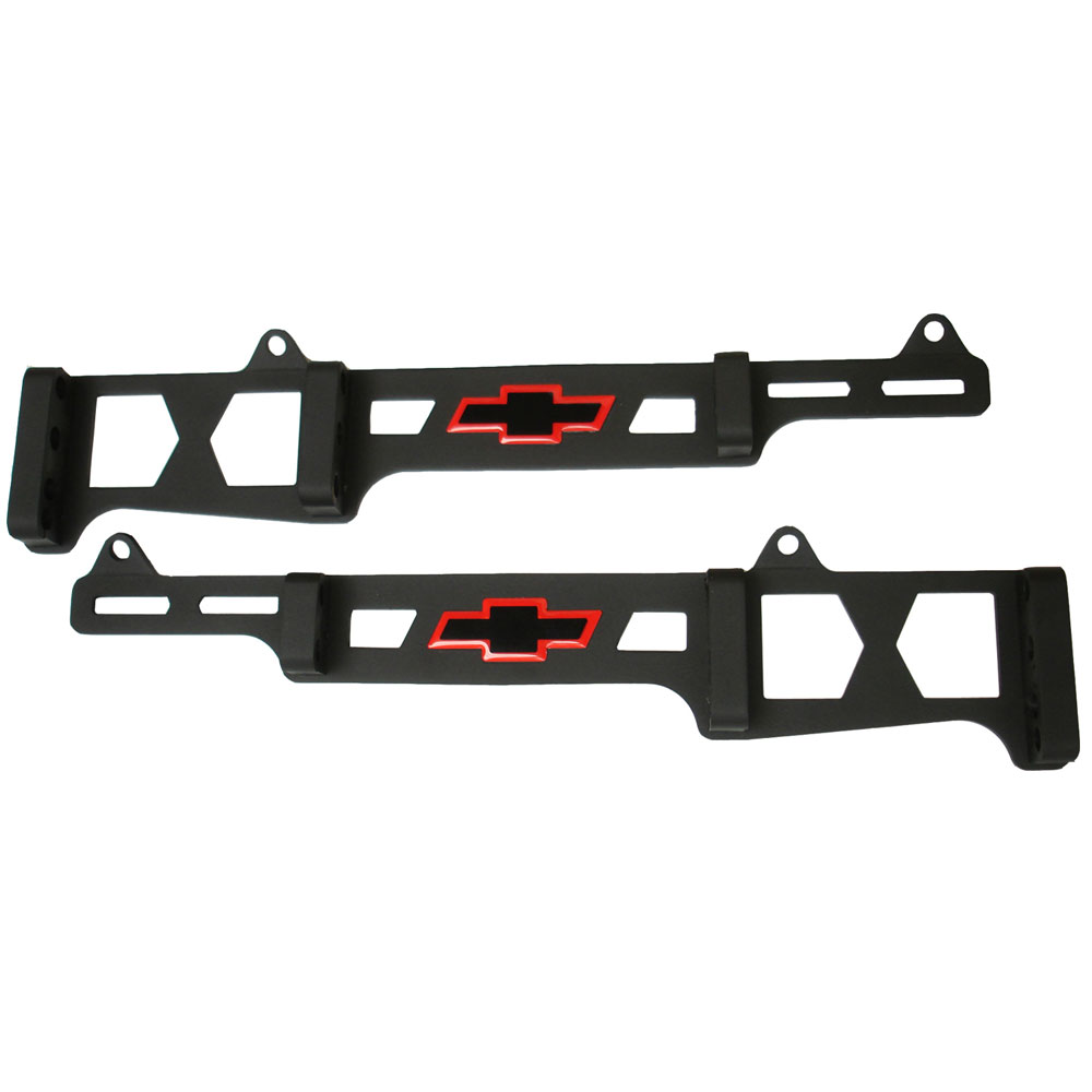 Photo for Proform Spark Plug Wire Holder 141-714; Chevrolet Performance Parts Bowtie Linear Wire Looms 8.000 mm Valve Cover Mount Black Nylon for 1959 to 1986 Chevy 262 to 400