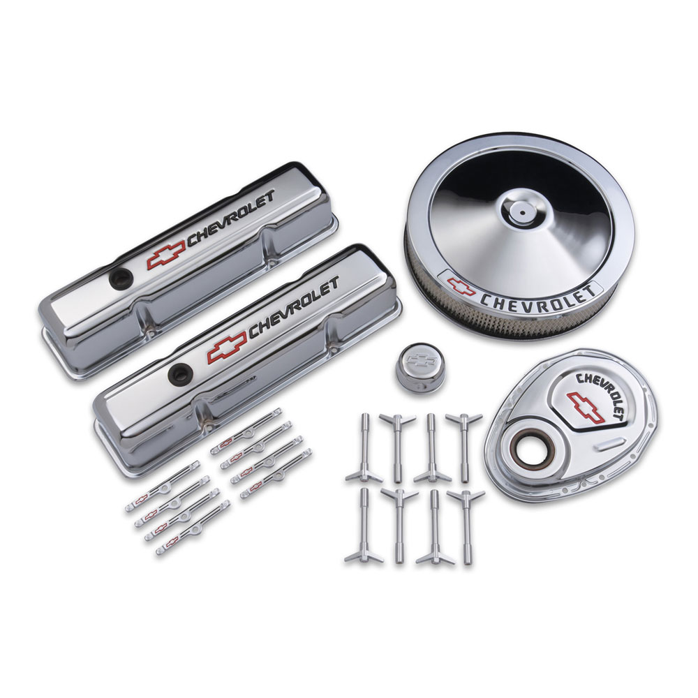 Photo for Proform Dress Up Kit 141-900; Chevrolet Performance Parts Chrome Stamped Steel for Chevy 262 to 400 