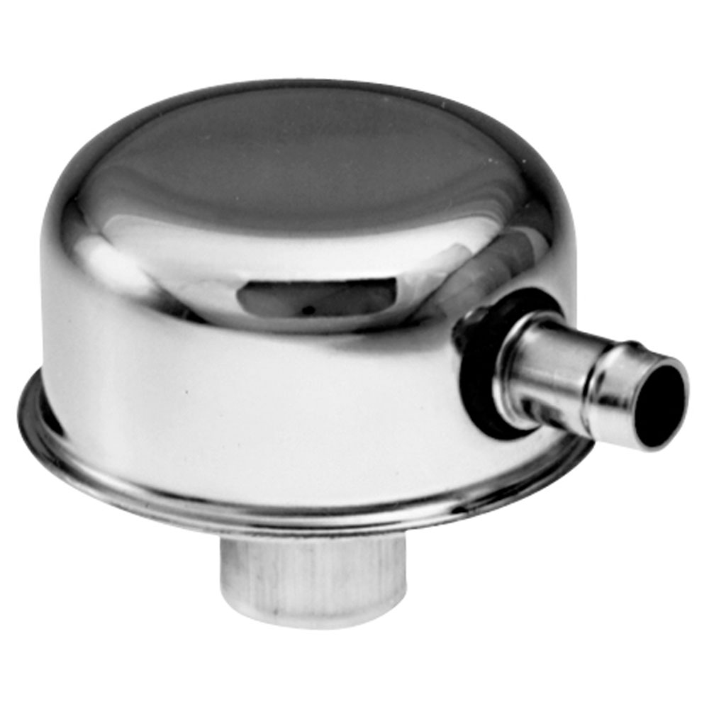 Photo for Proform Valve Cover Breather 66017; Round Chrome Steel
