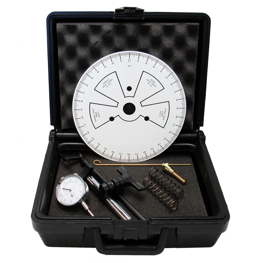 Proform Camshaft Degree Wheel Kit 66787; Heads On Degree Wheel 9.000 in. White Aluminum 