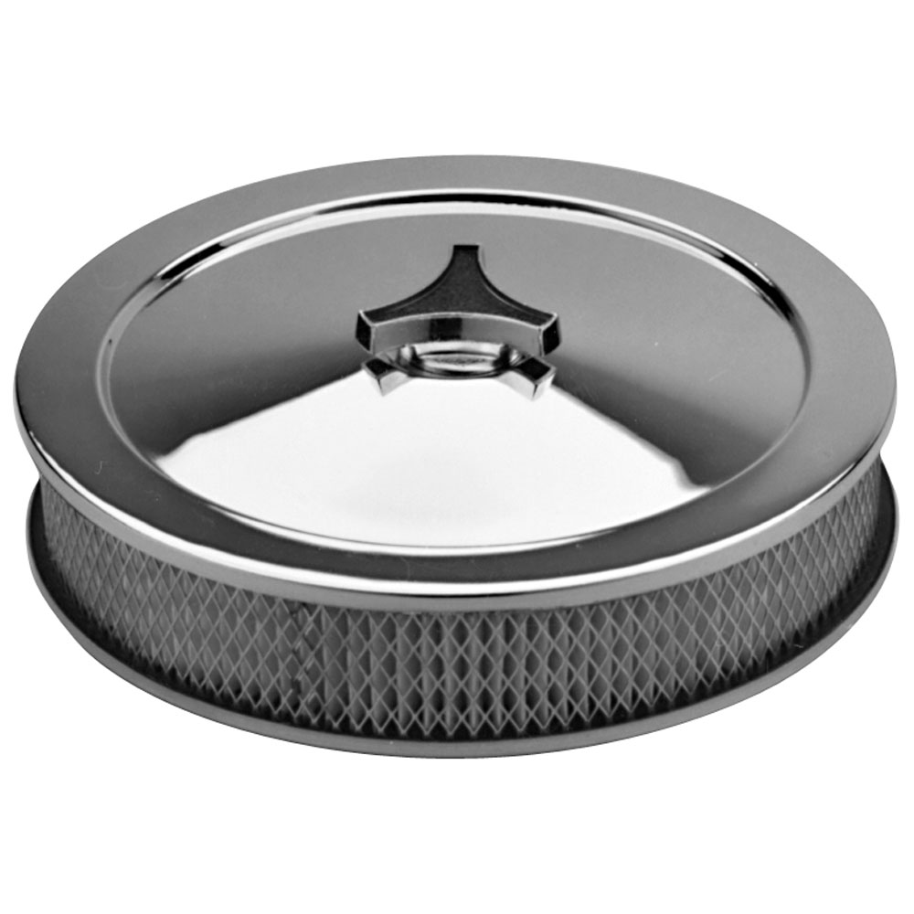 Photo for Proform Air Cleaner Assembly 66802; Chrome Air Cleaner Chrome Steel Round 10.000 in. 2.000 in. 