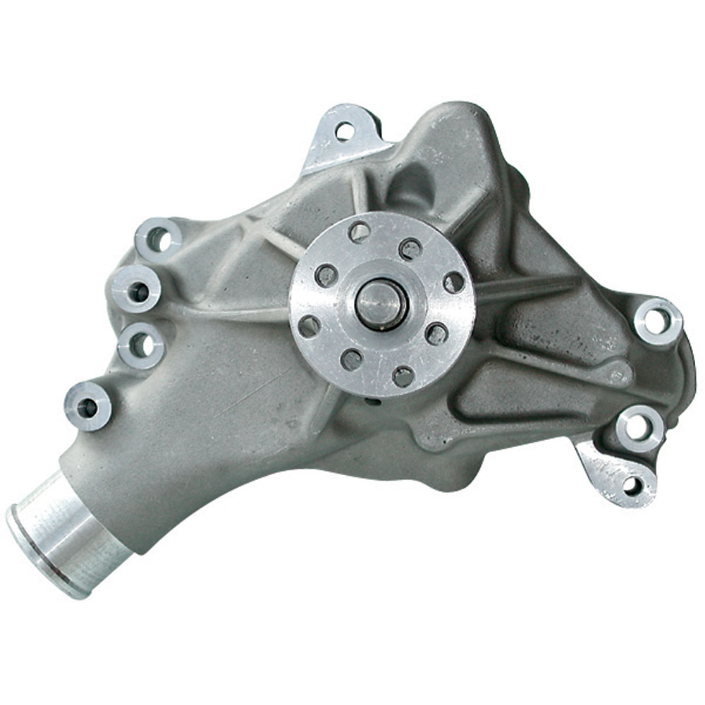 Proform Water Pump 67265; High Flow 25 GPM High Volume Natural Aluminum Mechanical for Chevy 262 to 400 