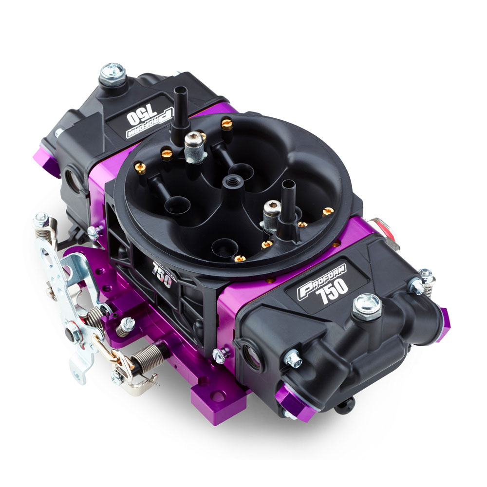 Proform Carburetor 67302; Black Race Series 750 CFM 4-Barrel No Choke 