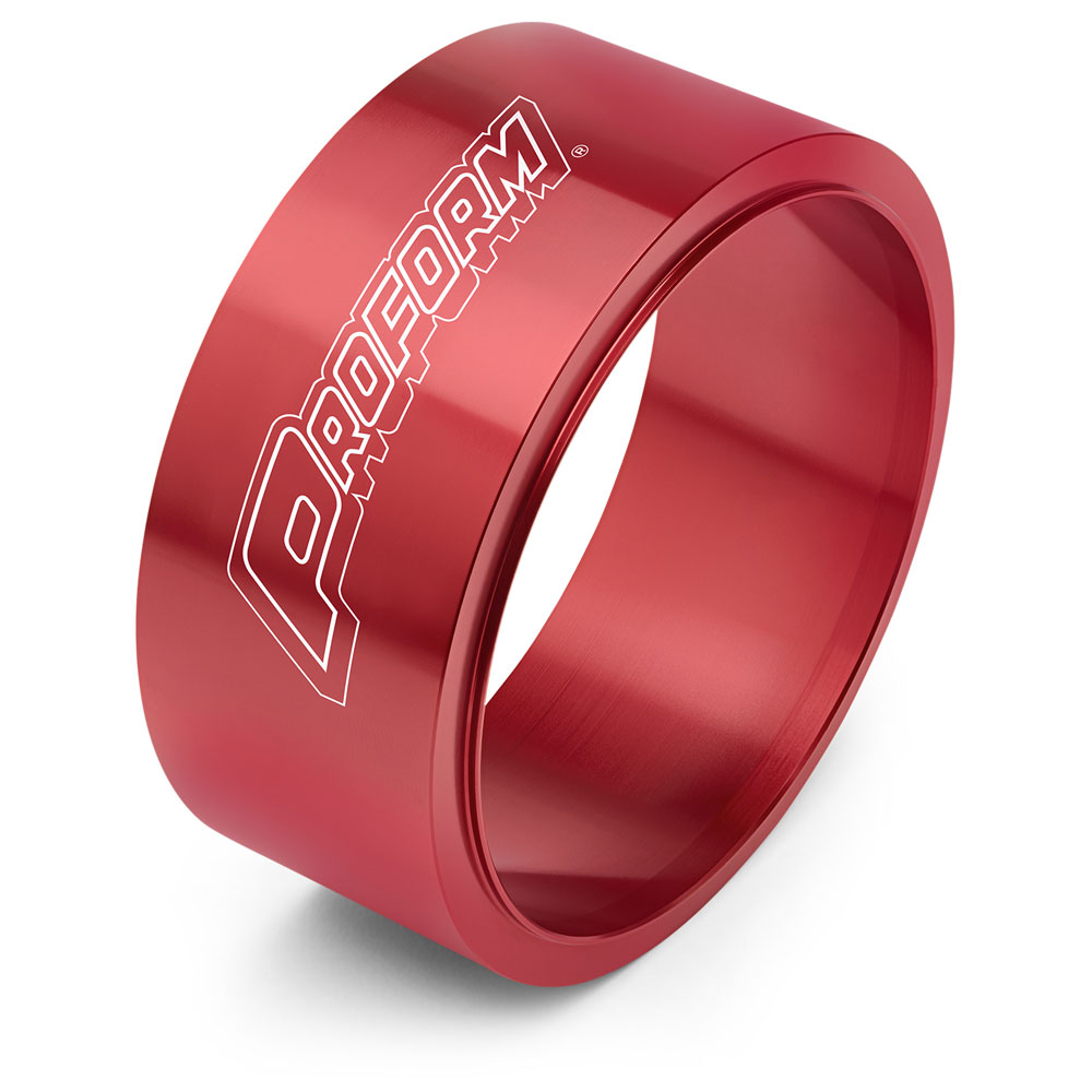 Proform Piston Ring Compressor 67574; Tapered Ring Compressor 4.310 in.  Red Anodized Aluminum Tapered 