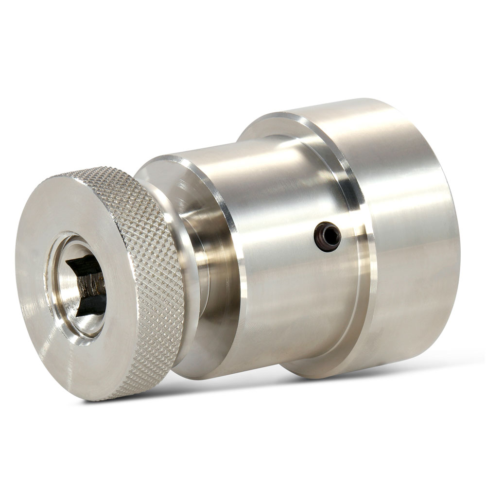 Proform Crankshaft Turning Socket Tool 67606; Crank Socket 1.485 in. 1/2 in. Polished Stainless Steel for GM LS 