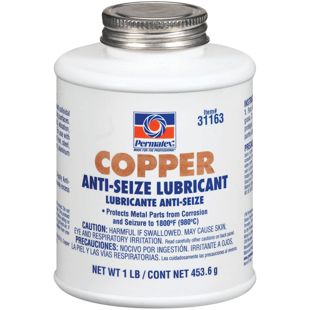 Permatex Anti-Seize Compound 31163; Copper Anti Seize 1 lb. Brush Top Copper 