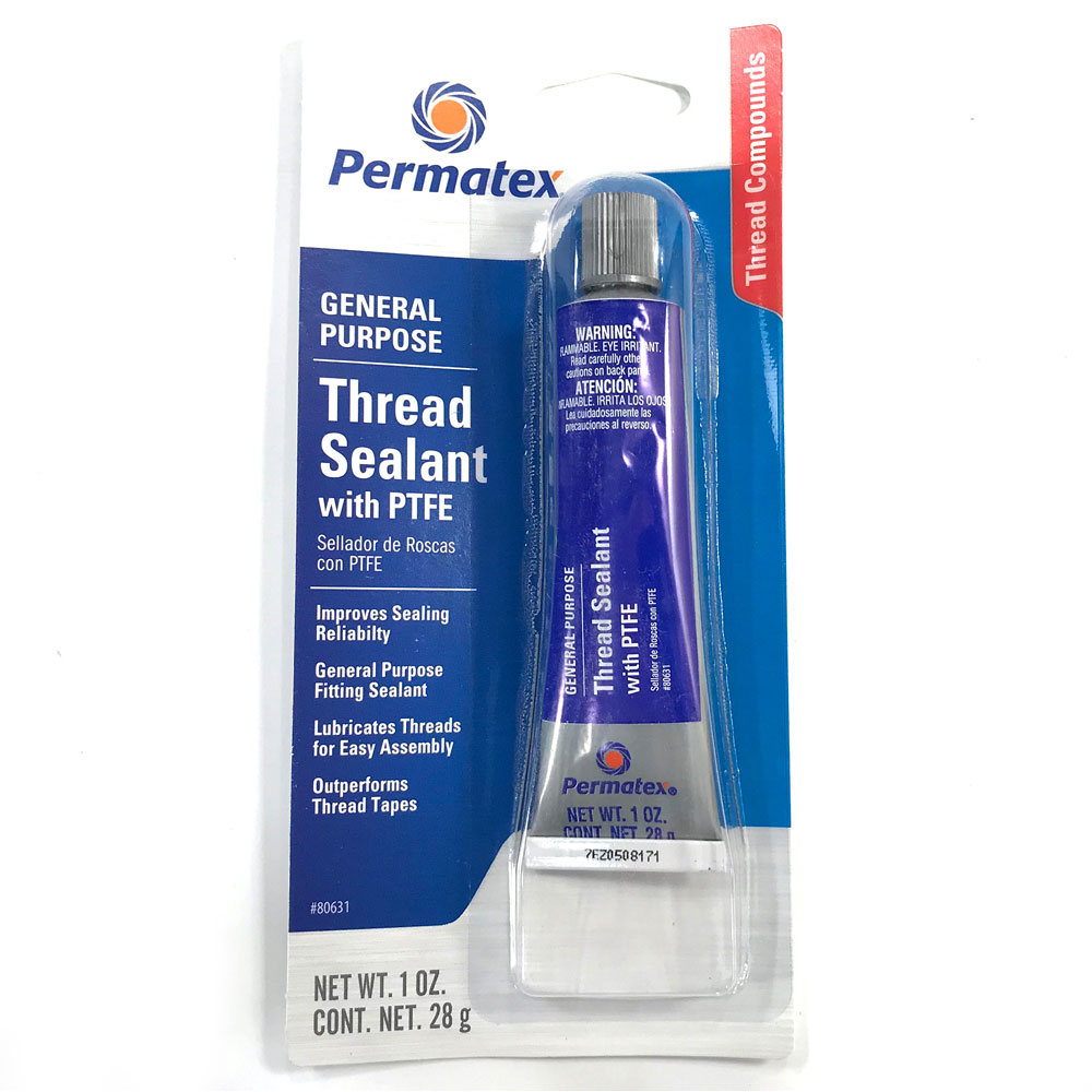 Photo for Permatex Thread Sealant 80631; Thread Sealant with PTFE 1.00 oz. Squeeze Tube 