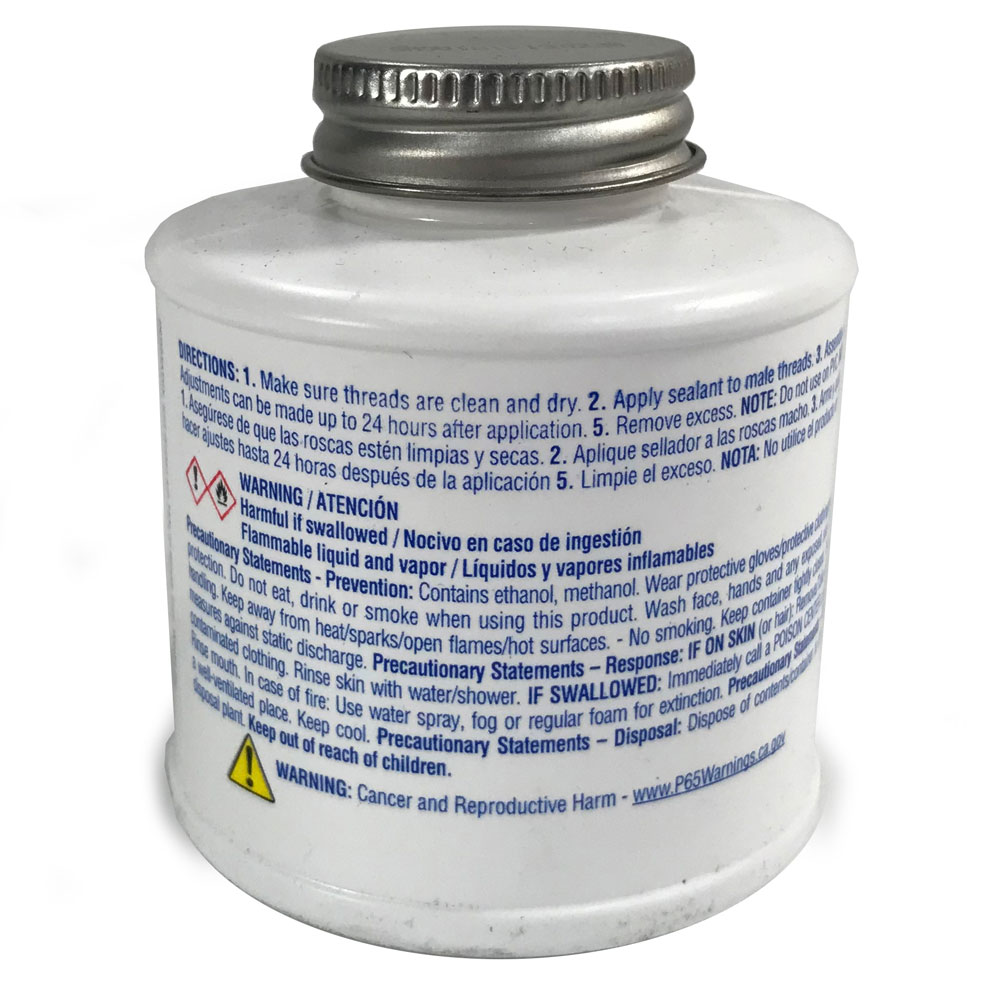 Permatex Thread Sealant 80632; Thread Sealant with PTFE 4.0 oz. Brush Top 
