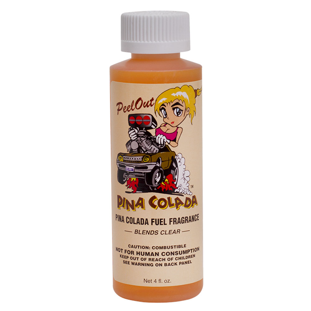 Power Plus Fuel Fragrance 19769-47; Peel Out Pina Colada 4.0 oz. 20 Gallon (gas), 10 Gallon (diesel), 35 Gallon (alcohol) 