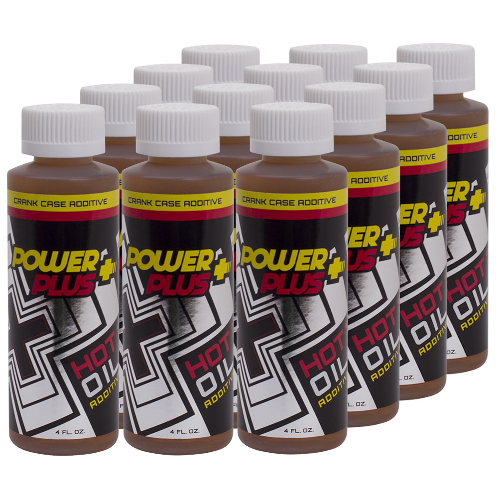 Photo for Power Plus Engine Oil Additive 19769-58(12-PACK); Hot Oil 4.0 oz. Combustion Enhancer 
