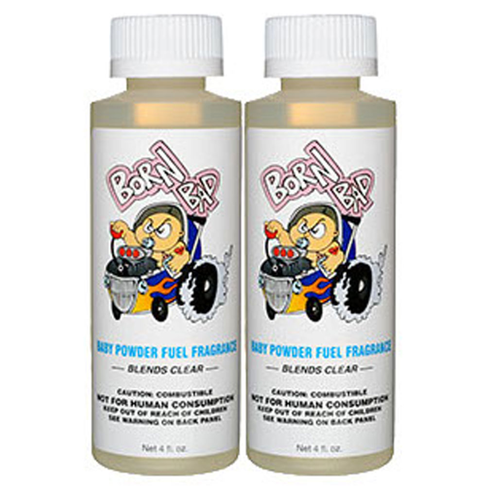 Photo for Power Plus Fuel Fragrance 19769-82(2-PACK); Born Bad Baby Powder 4.0 oz. 20 Gallon (gas), 10 Gallon (diesel), 35 Gallon (alcohol) 
