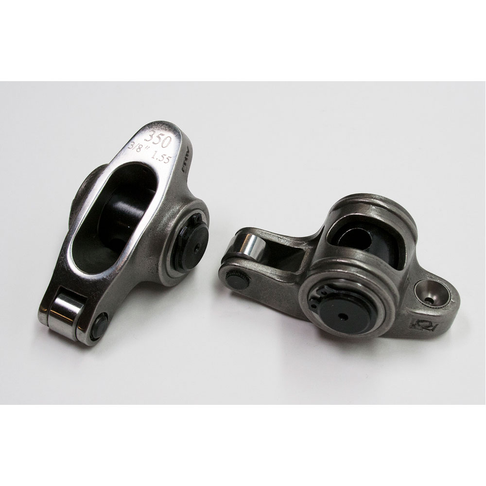 PRW Rocker Arm Kit 0235003; Pro-Series 1.55 3/8 in. Stainless Steel Full Roller for 1955 to 1986 Chevy 262 to 400 