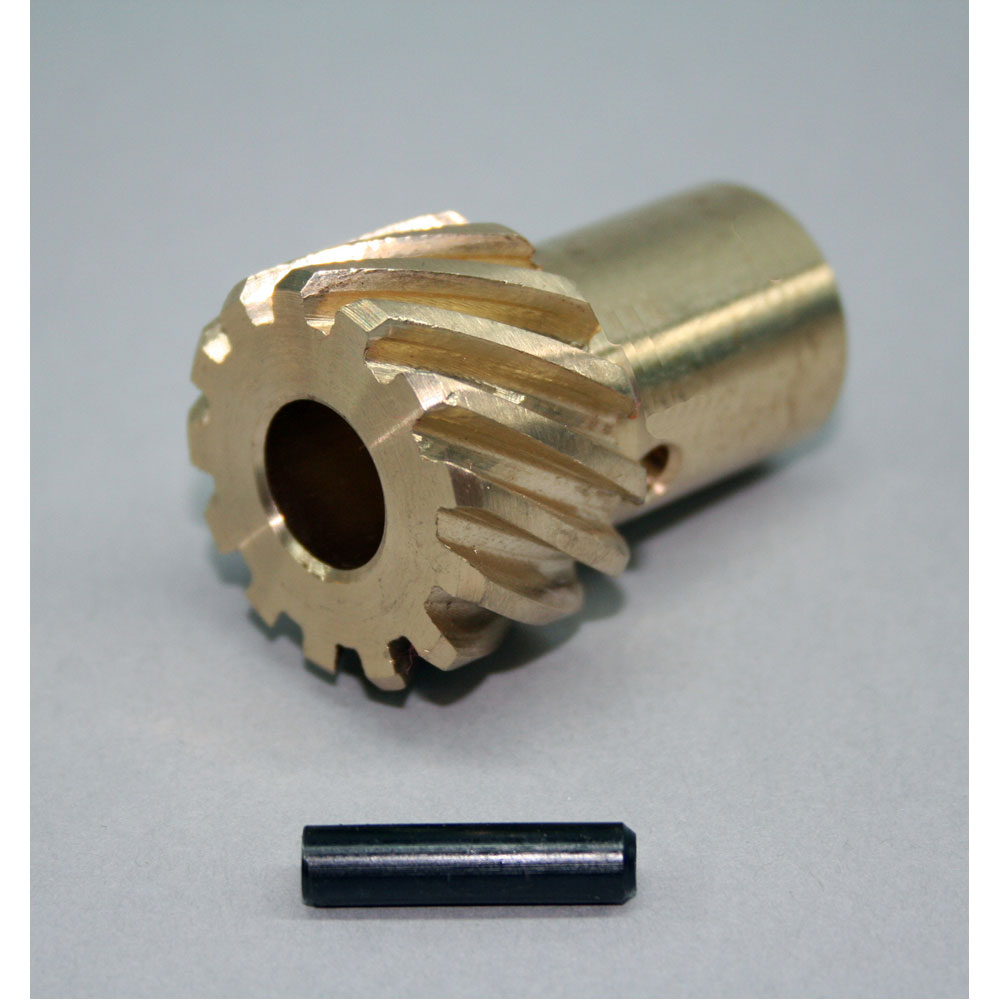 PRW Distributor Gear 0735002; Bronze 0.500 in. for Chevy 262 to 400, 396 to 454 