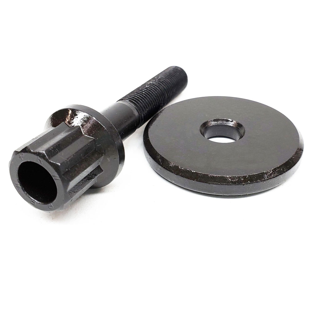 PRW Harmonic Balancer Bolt 1042265; 12-Point Balancer Bolt 12-Point 7/16 in. -20 2.470 in. Black Oxide 4135 Chromoly for Chevy 262 to 400 