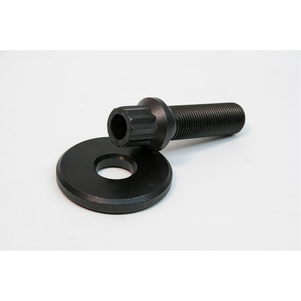PRW Harmonic Balancer Bolt 1042289; 12-Point 2.050 in. Black Oxide Steel for Ford 221, 255, 260, 289, 302, 351W, 429, 460 