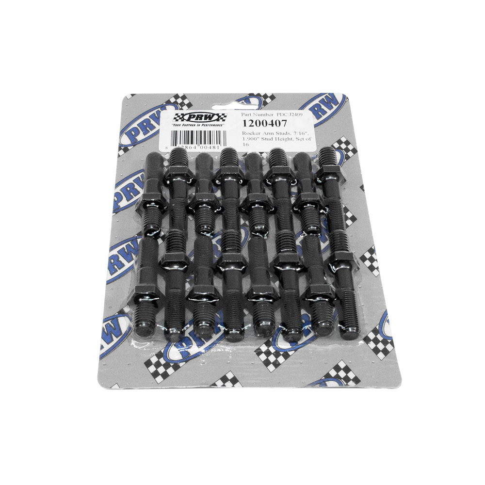 Photo for PRW Rocker Arm Stud Set 1200407; PQx 7/16 in. -20 4135 Chromoly