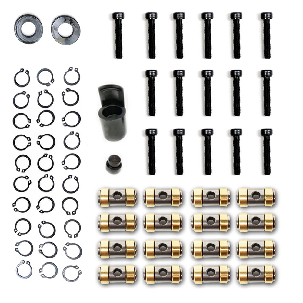 PRW Rocker Arm Pivot Bearing Kit 1213644; Fulcrum Upgrade Silicon Bronze Solid Bushing for GM LS1, LS2, LS3, LS6, LS7 