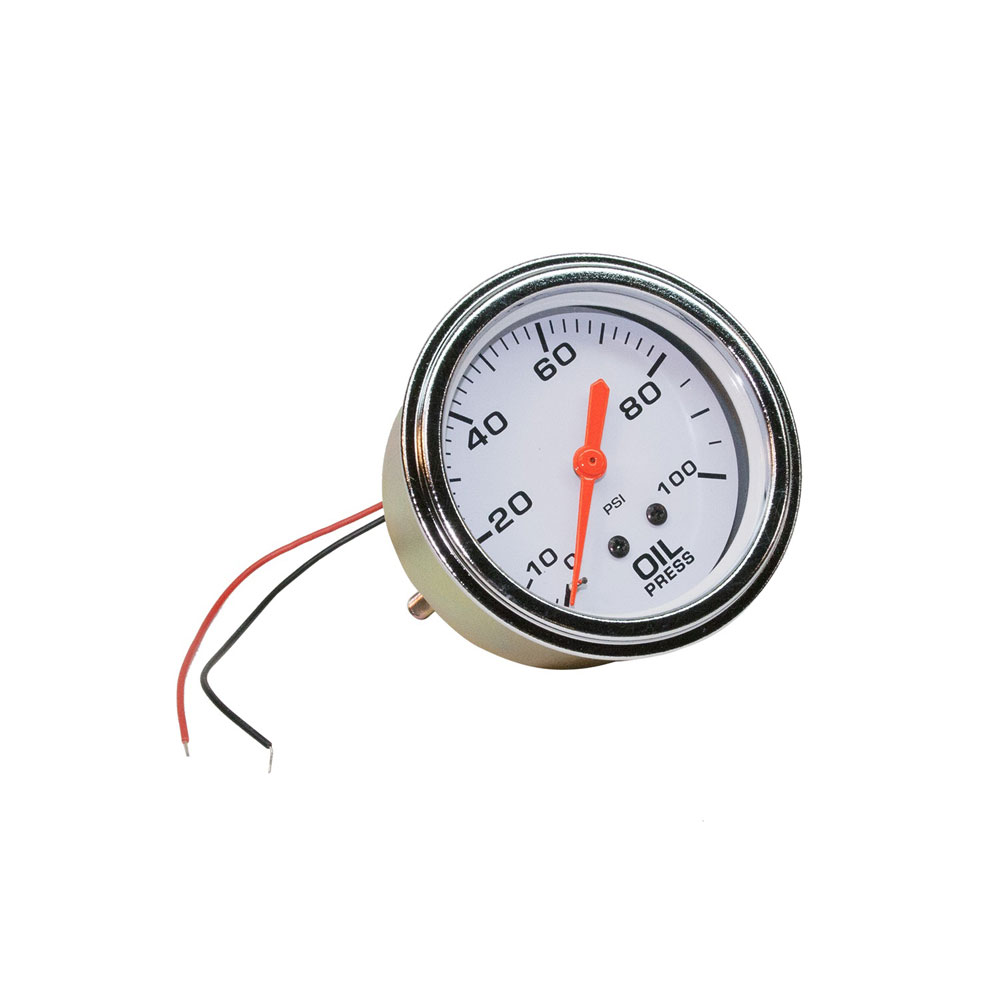 Photo for PRW Engine Oil Pressure Gauge 1338444; Oil Pressure 0 to 100 PSI 2-5/8 in. Full