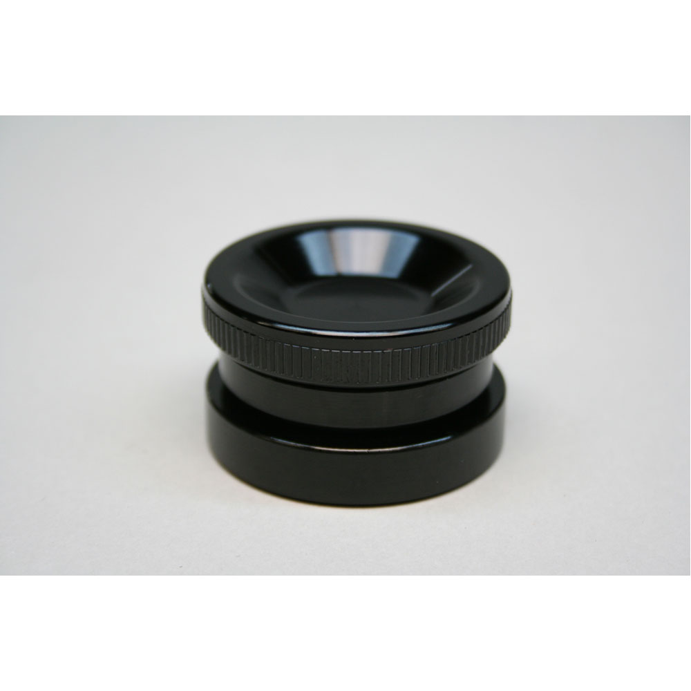 PRW Oil Filler Cap 4120457; Billet Oil Cap Black Anodized Aluminum 