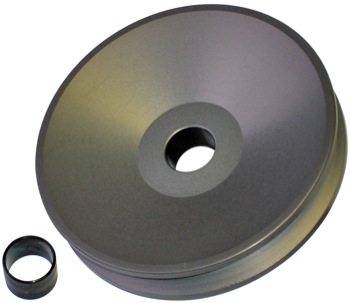 Photo for Powermaster Motorsports Alternator Pulley 182; V Belt Clear Anodized Billet Aluminum 1 Groove V-Belt