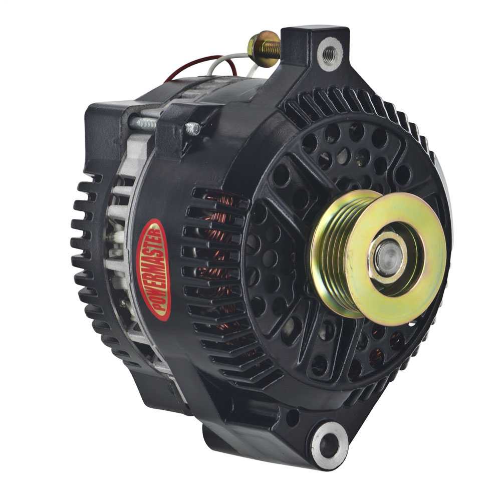 Photo for Powermaster Motorsports Alternator 577581; 140 Amp Black Powdercoat 3G for Ford