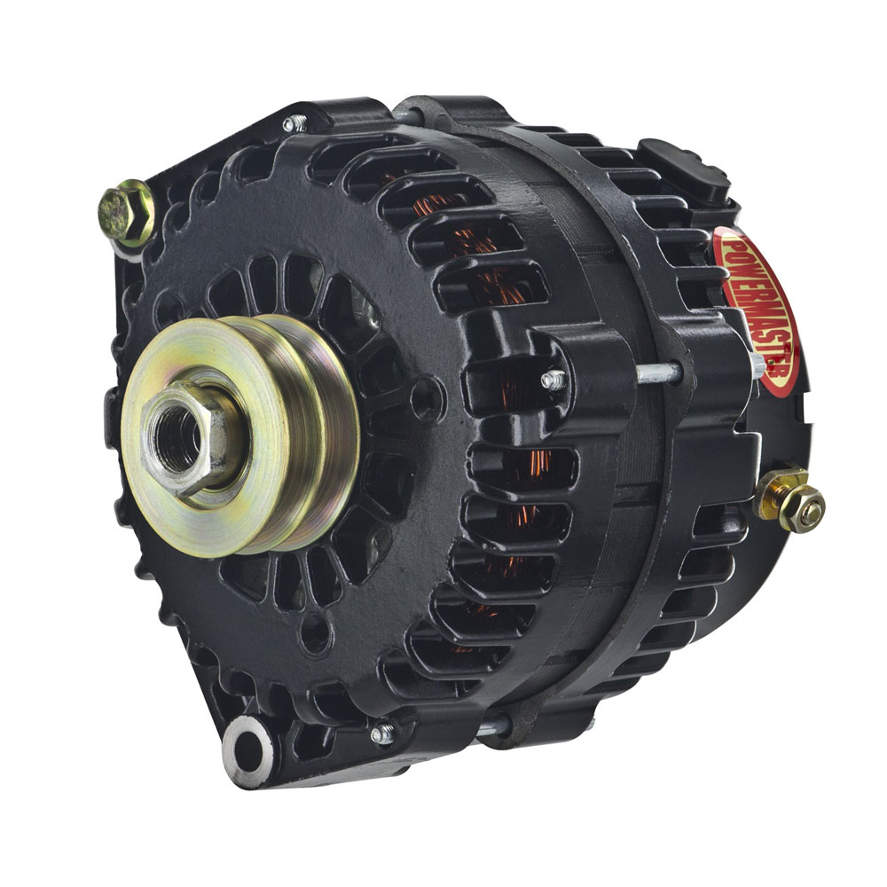 Photo for Powermaster Alternator 8-58539; 215 Amp Black Powdercoat AD244 for Chrysler