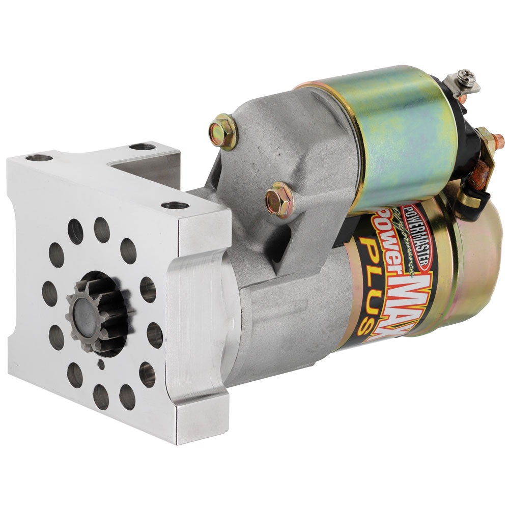 Powermaster Starter 9112; PowerMax Plus Natural 168 Tooth 1.70 HP Hitachi Staggered for Chevy 262 to 400, 396 to 454 