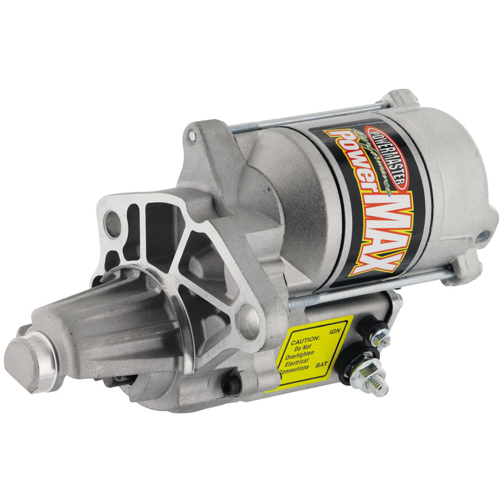 Powermaster Starter 9300; PowerMax Plus Gold Iridite 1.90 HP Denso for 1965 to 1987 Chrysler 273 to 360 LA, 383 to 440 