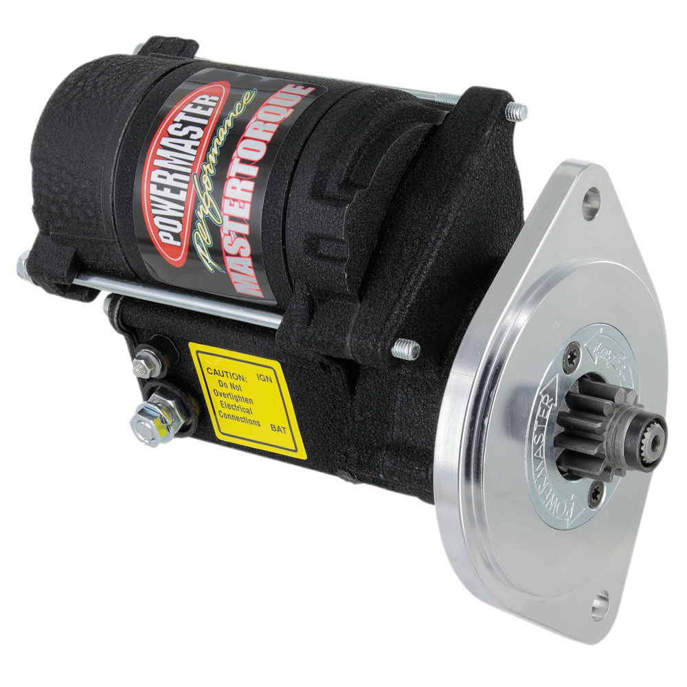 Powermaster Starter 9603; Mastertorque Black 157, 164 Tooth 1.80 HP Mini Denso 2 Bolt for Ford 289 to 351W Automatic, Manual 
