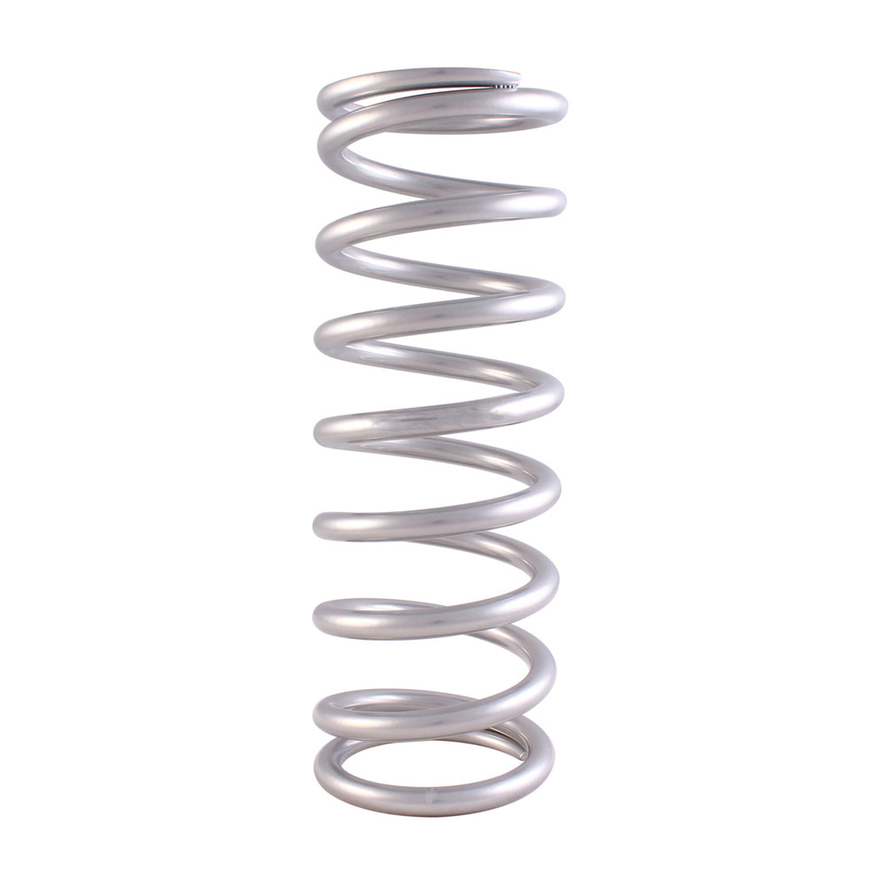 Photo for QA1 Coil Spring 9HTSP450; High Travel Tapered Pigtail 450 lbs/in. Linear 9.000 in. 3.570 in. Silver Powdercoat Chrome Silicon