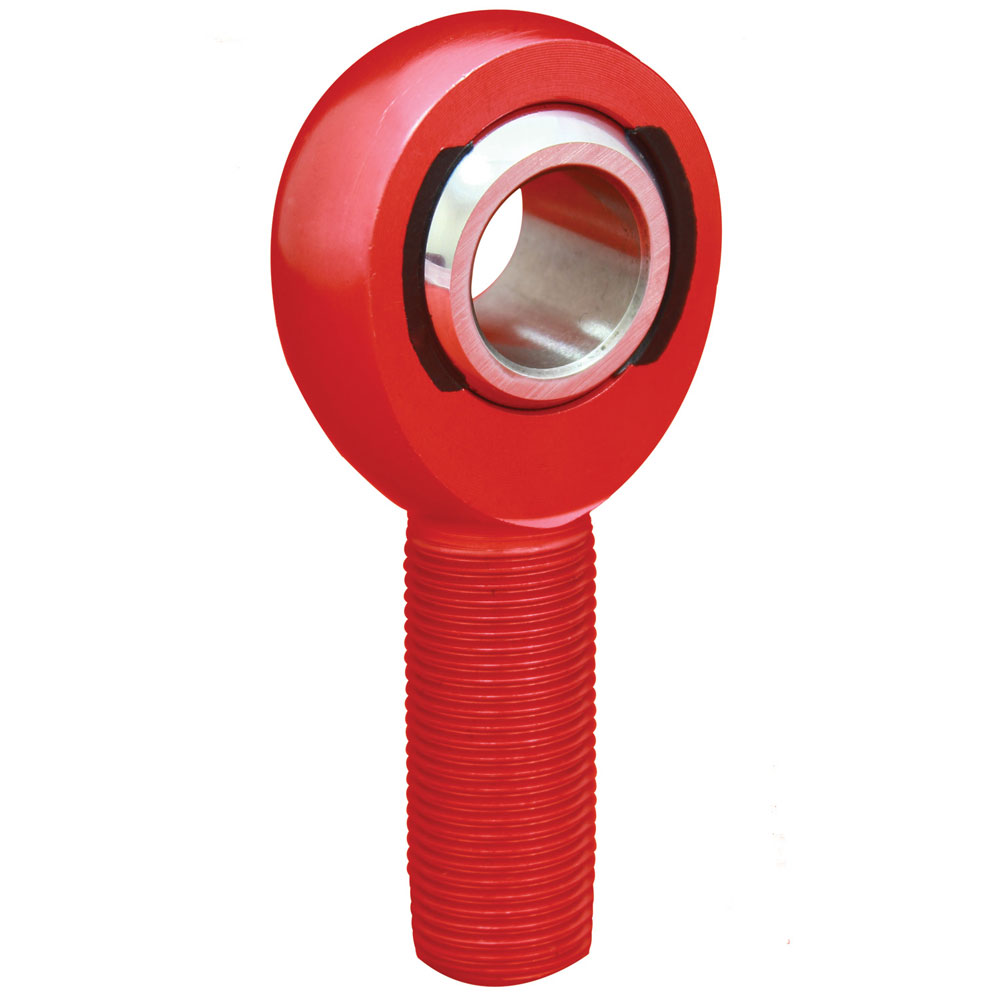 QA1 Suspension Rod End Bearing AML6; A Series Endura 0.375 in. 3/8 in. -24 Left Hand Male Aluminum Body, Bearing Steel Ball 12 deg. 