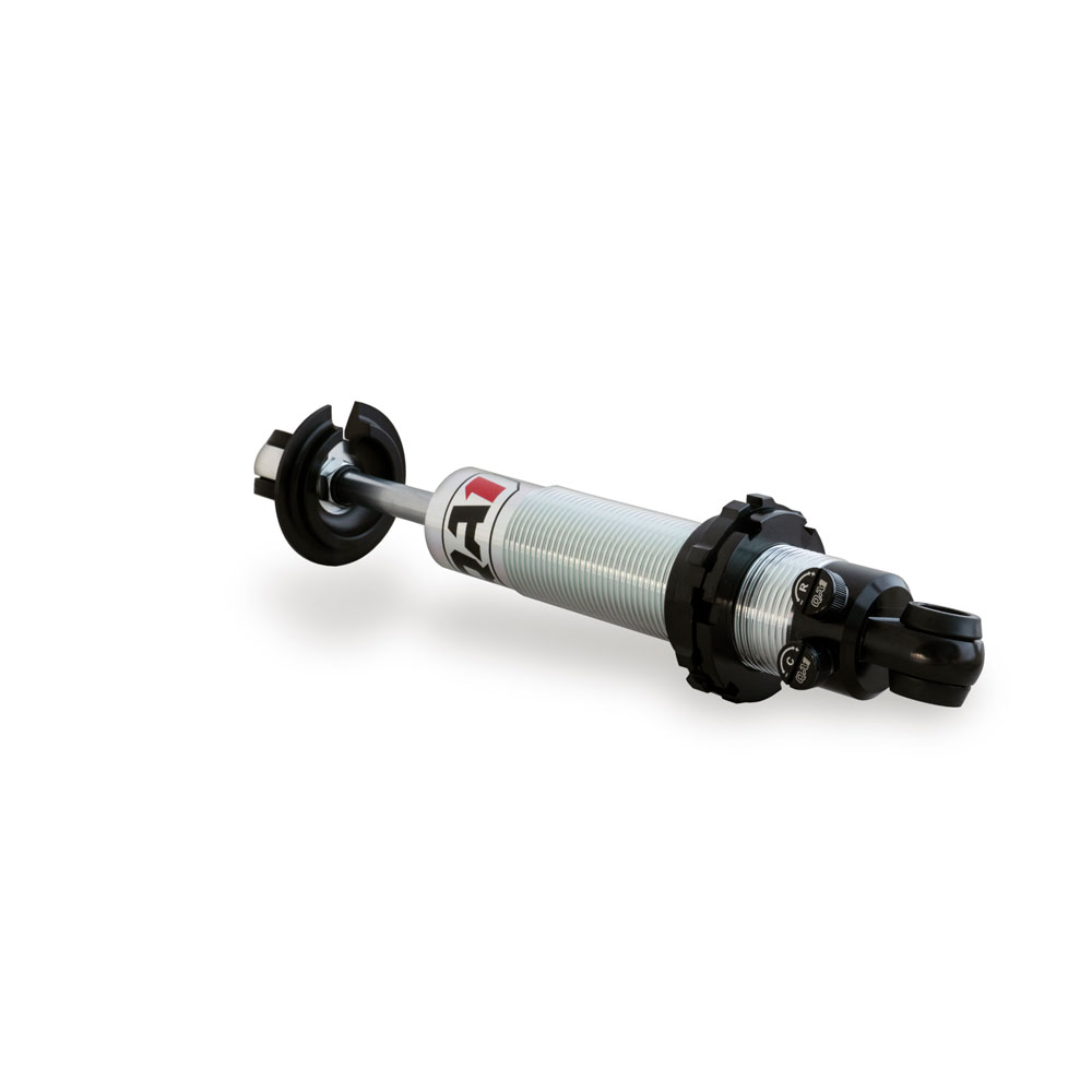 QA1 Shock Absorber DD401; Proma Star Coilover Twin Tube 10.125 in. 14.000 in. Clear Anodized Aluminum 
