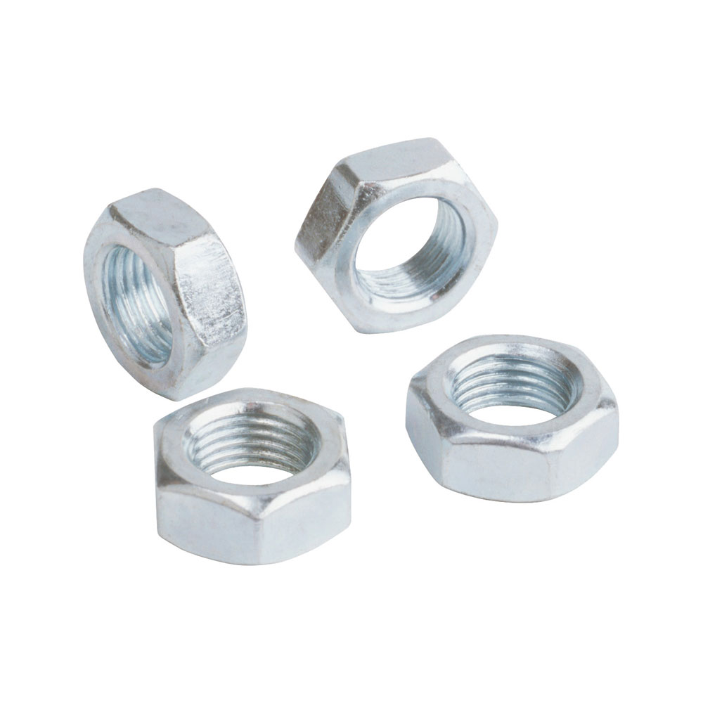 QA1 Jam Nut JNL3S; Chrome Plated Steel Left Hand 10-32 