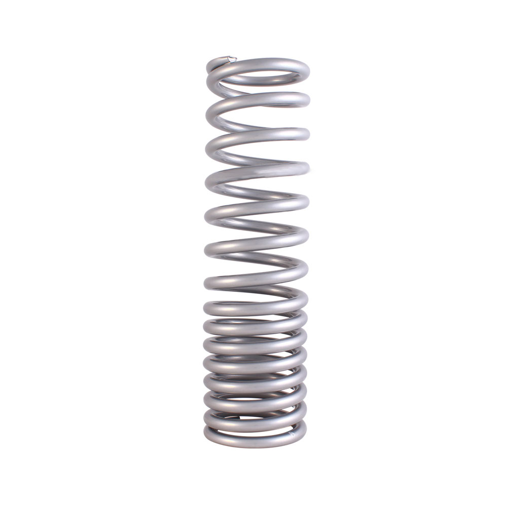 Photo for QA1 Coil Spring 12HT175/350; High Travel 175-350 lbs/in. Progressive 12.000 in. 2.500 in. Silver Powdercoat Chrome Silicon