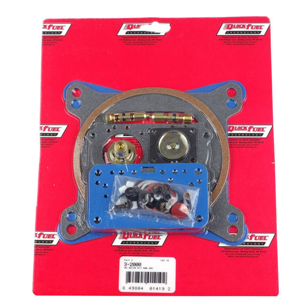 Quick Fuel Technology Carburetor Repair Kit 3-2000QFT; Non-Stick Quick Kit Holley 4160 