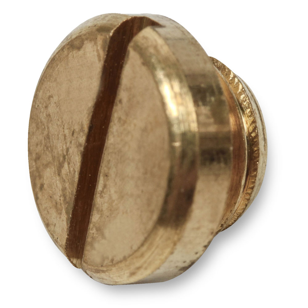 Quick Fuel Technology Carburetor Fuel Bowl Plug 7-6QFT; Holley Brass Sight Plug 
