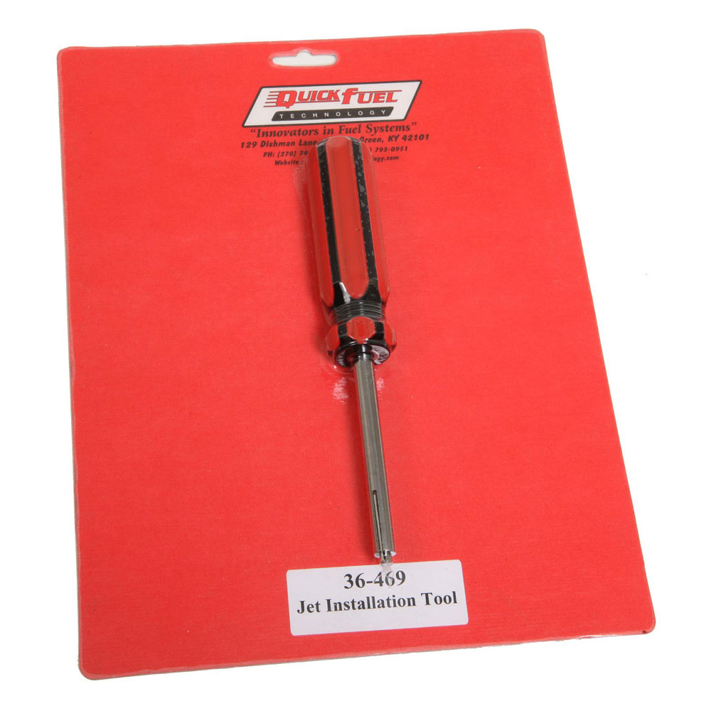Quick Fuel Technology Carburetor Jet Installation Tool 36-469QFT; Screwdriver Type 
