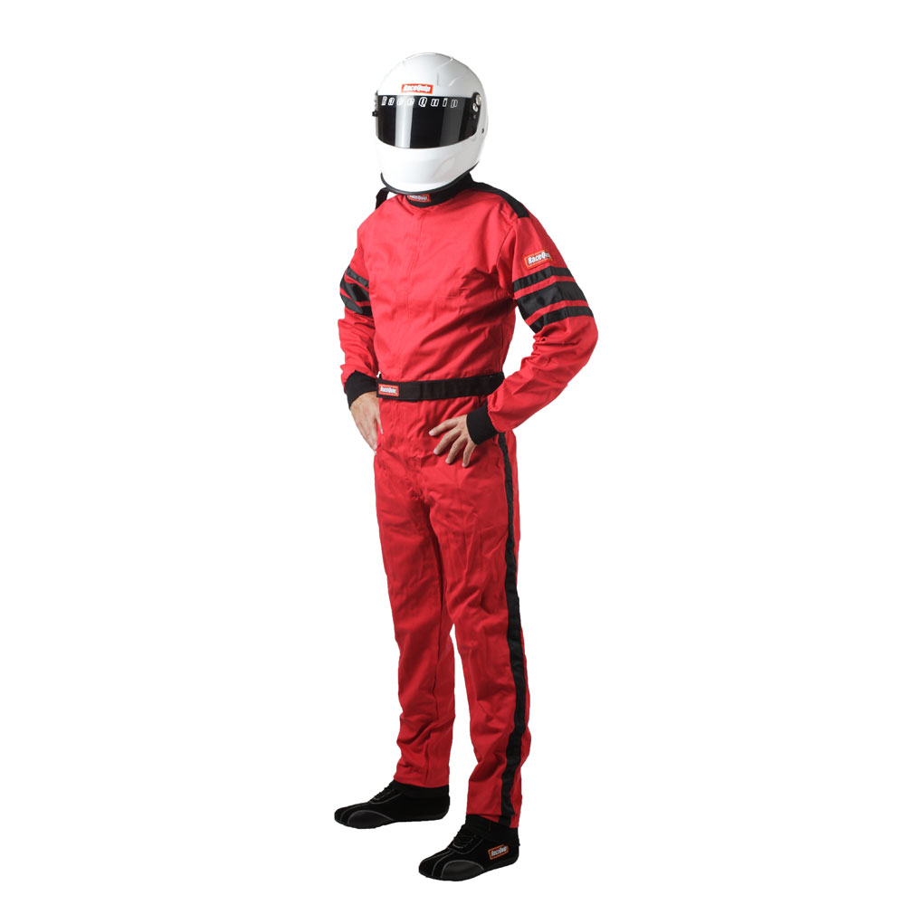 Photo for RaceQuip Racing Suit 110018; SFI1 SFI 3.2A/1 3X Large Single Red