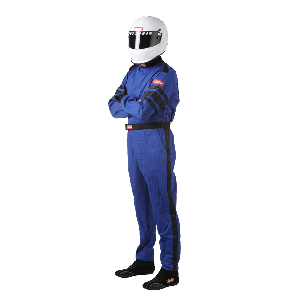 Photo for RaceQuip Racing Suit 110025; SFI1 SFI 3.2A/1 Large Single Blue