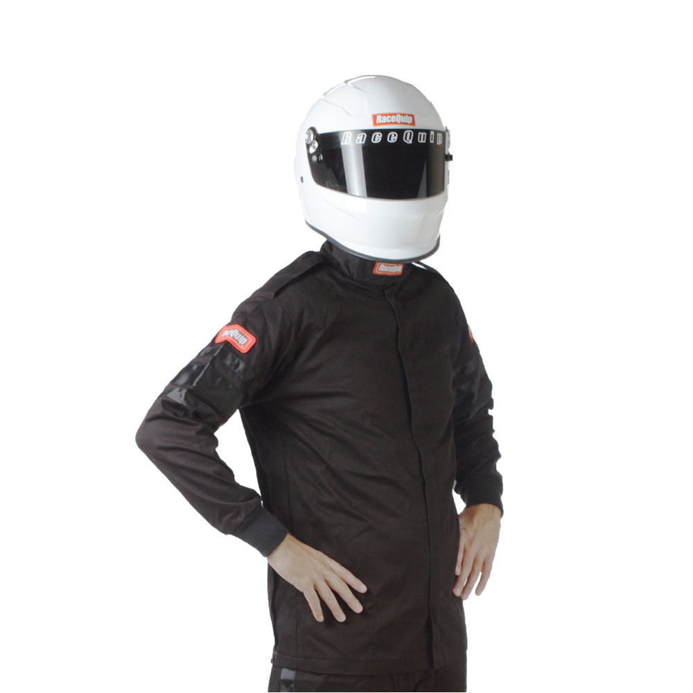Photo for RaceQuip Racing Jacket 111009; SFI1 4X Large SFI 3.2A/1 Single Black