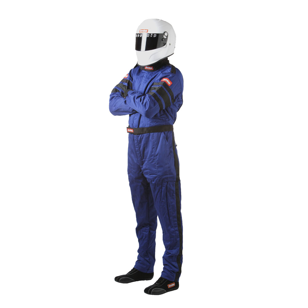 Photo for RaceQuip Racing Suit 120028; SFI5 SFI 3.2A/5 3X Large Multi Layer Blue